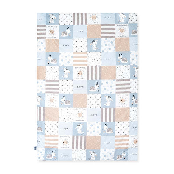 Julius Zöllner Krabbeldecke, Patch Blue