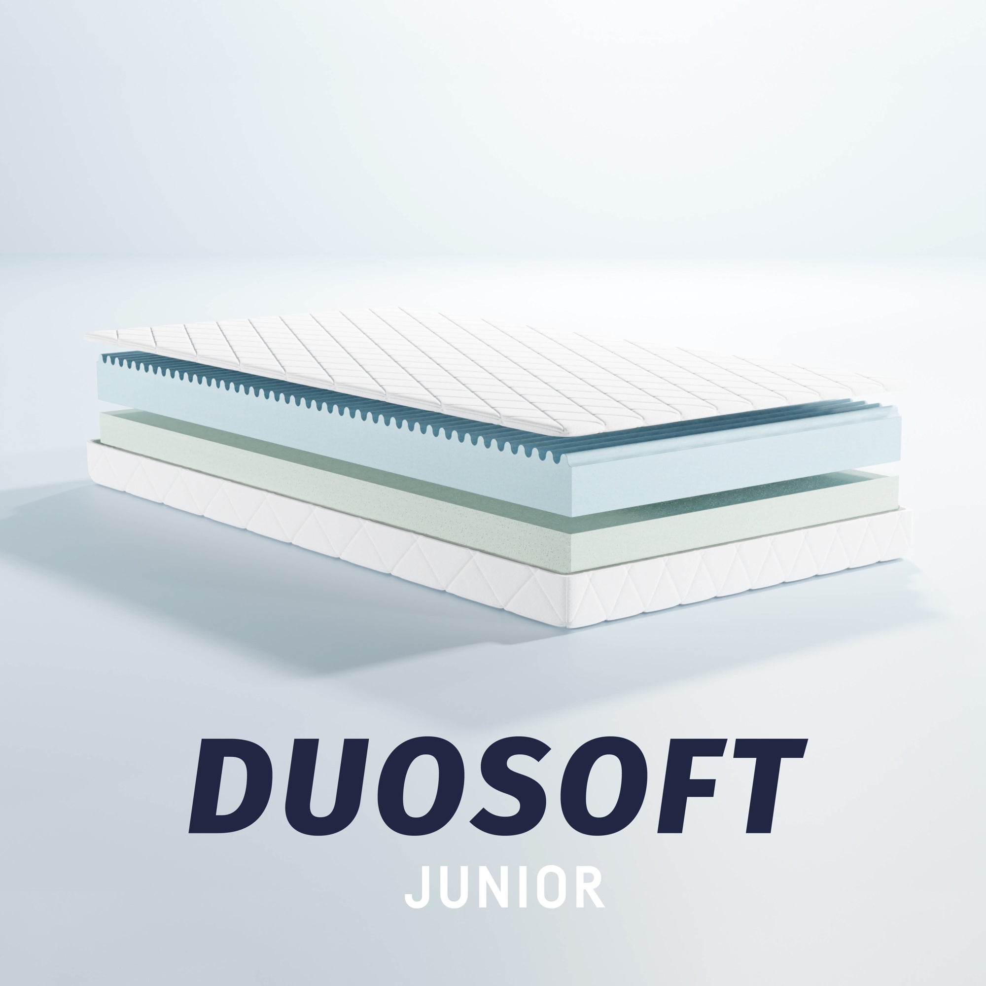 Julius Zöllner Materasso Duosoft Junior 90x... - Schiuma Fredda Traspirante, Oeko-Tex, Made In Germany
