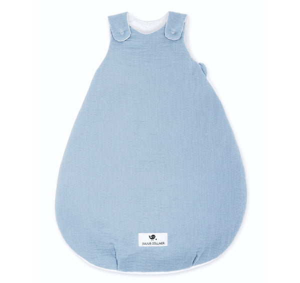 Musselin Babyschlafsack, Denim