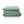 Cotton muslin bed linen, green