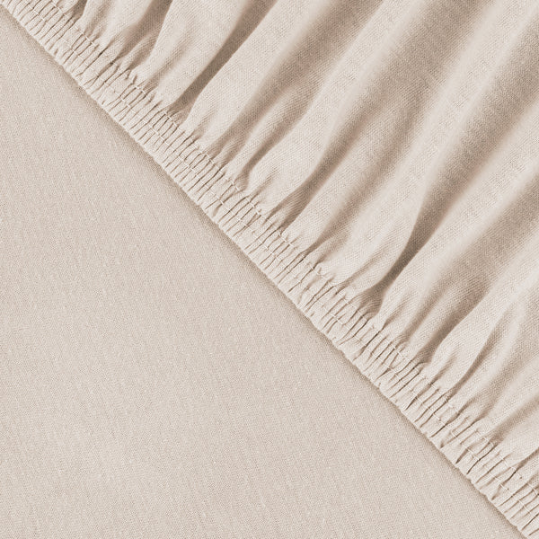 Jersey Spannbettlaken für Babymatratzen 60x120 bis 70x140cm, shell