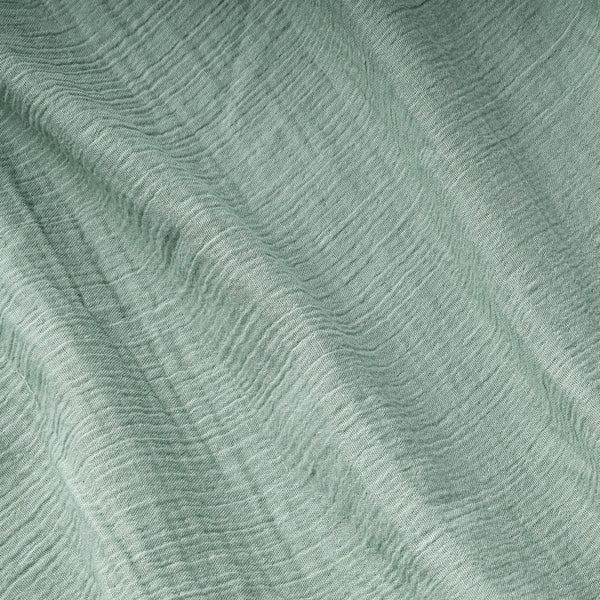 Cotton muslin bed linen, green