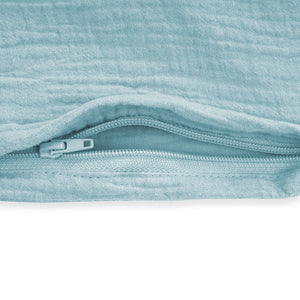 Cotton muslin bed linen, denim