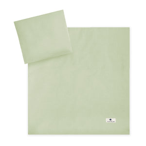 Bettwäsche aus Baumwollmusselin, lime