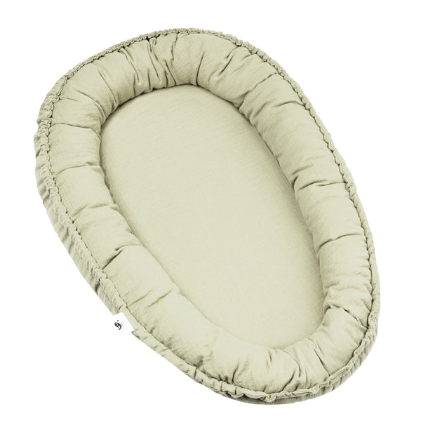 Musselin Kuschelnest NIDO, lime