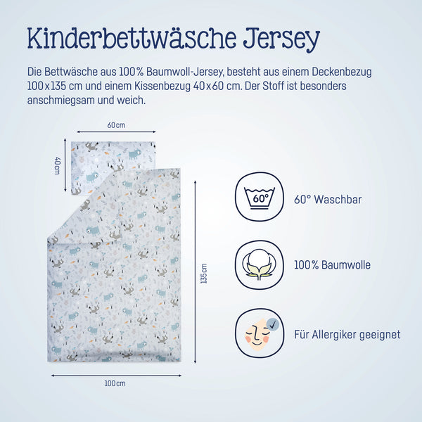 Jersey Bettwäsche Smart Friends