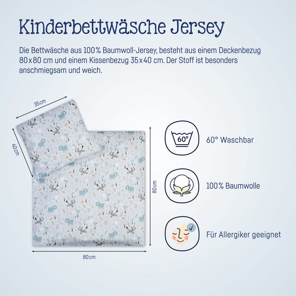 Jersey Bettwäsche Smart Friends