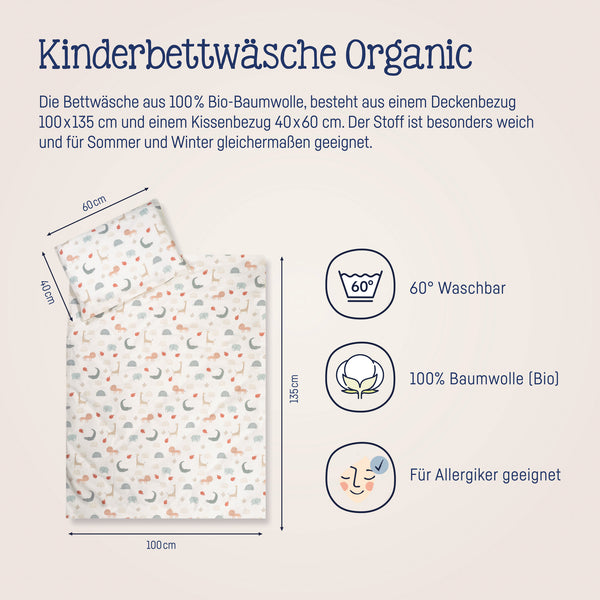 Bettwäsche Organic, Wild Friends