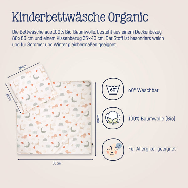 Bettwäsche Organic, Wild Friends