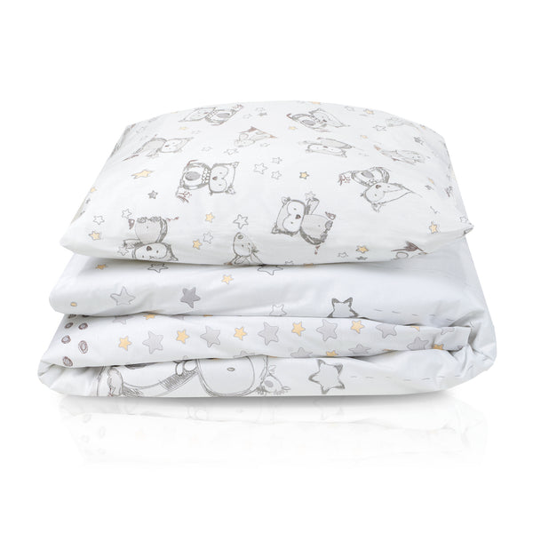 Bunny & owl bed linen