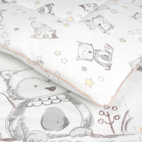 Bunny & owl bed linen