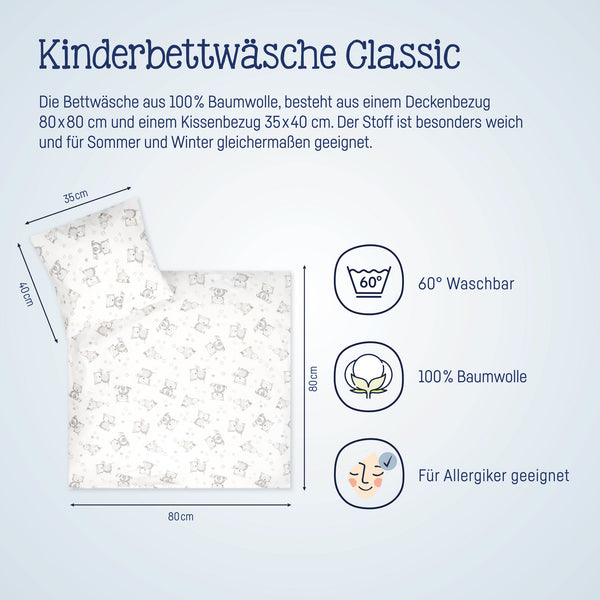 Bunny & owl bed linen