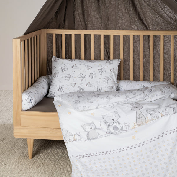 Bunny & owl bed linen