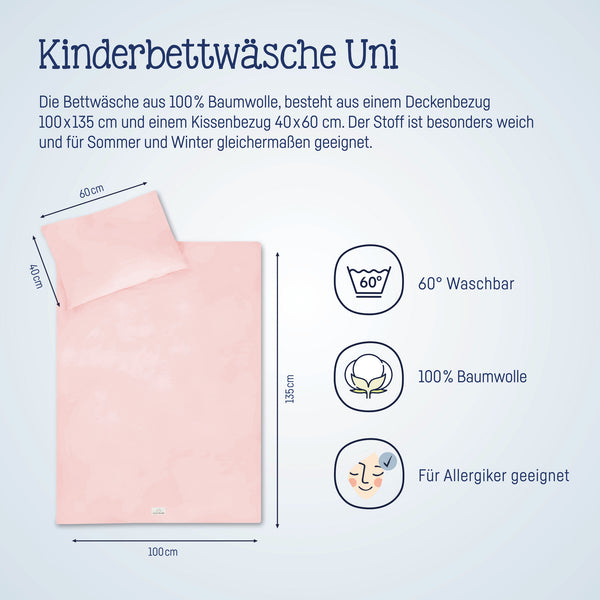 Bettwäsche, Uni Mauve