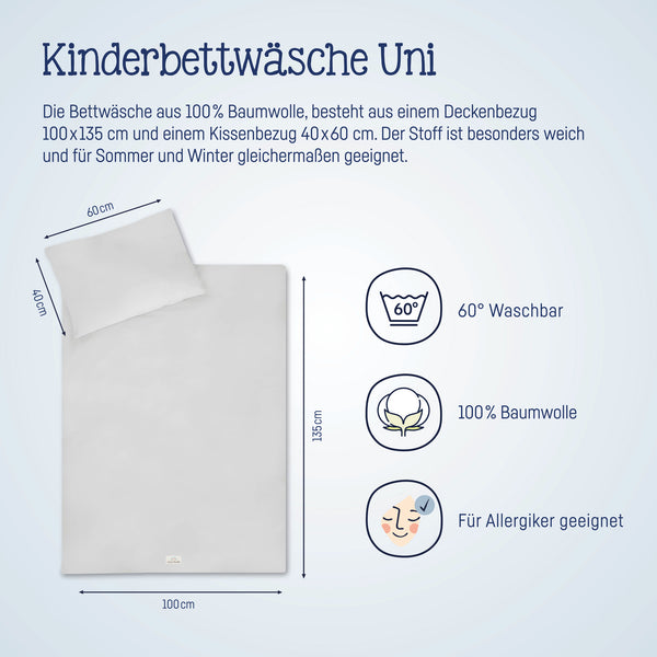 Bettwäsche, Uni Weiß