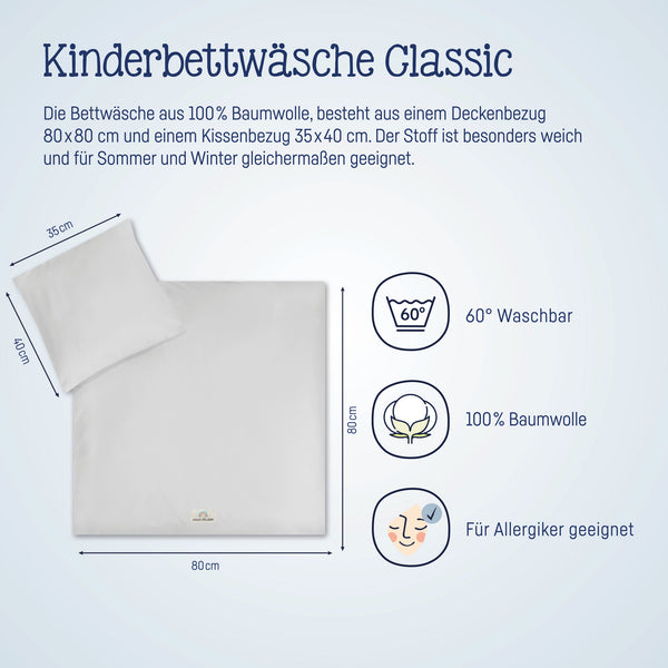 Bettwäsche, Uni Weiß