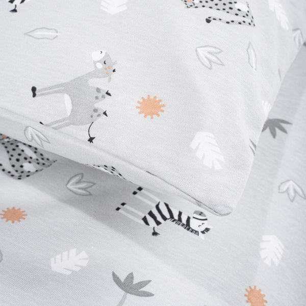 Jersey bed linen savannah gray