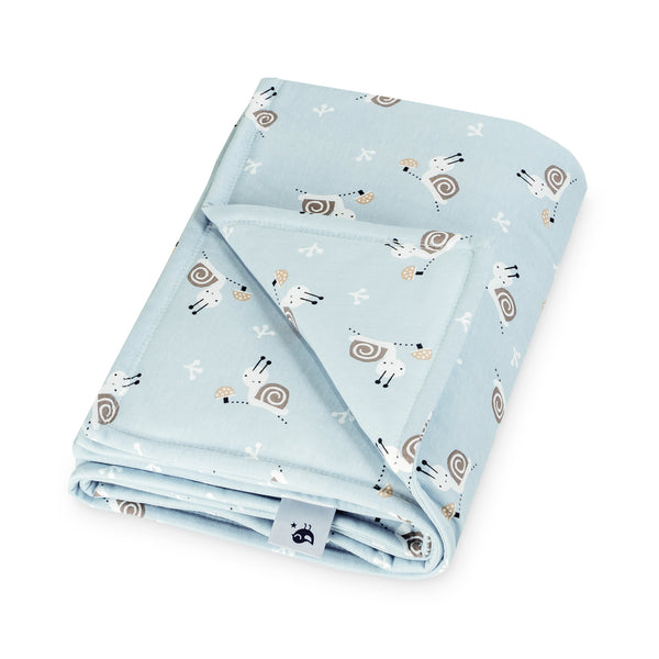 Lined jersey blanket, snail