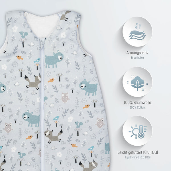 Jersey summer sleeping bag - Smart Friends