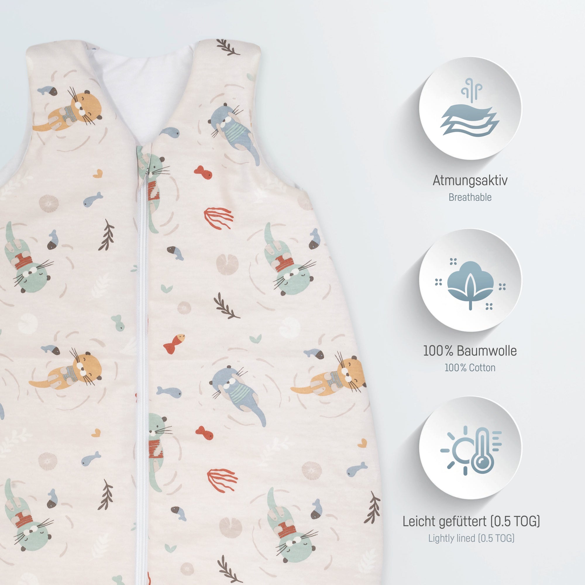 sommer schlafsack 56 62 Jersey Sommerschlafsack, Little Otti – Julius Zöllner GmbH & Co KG