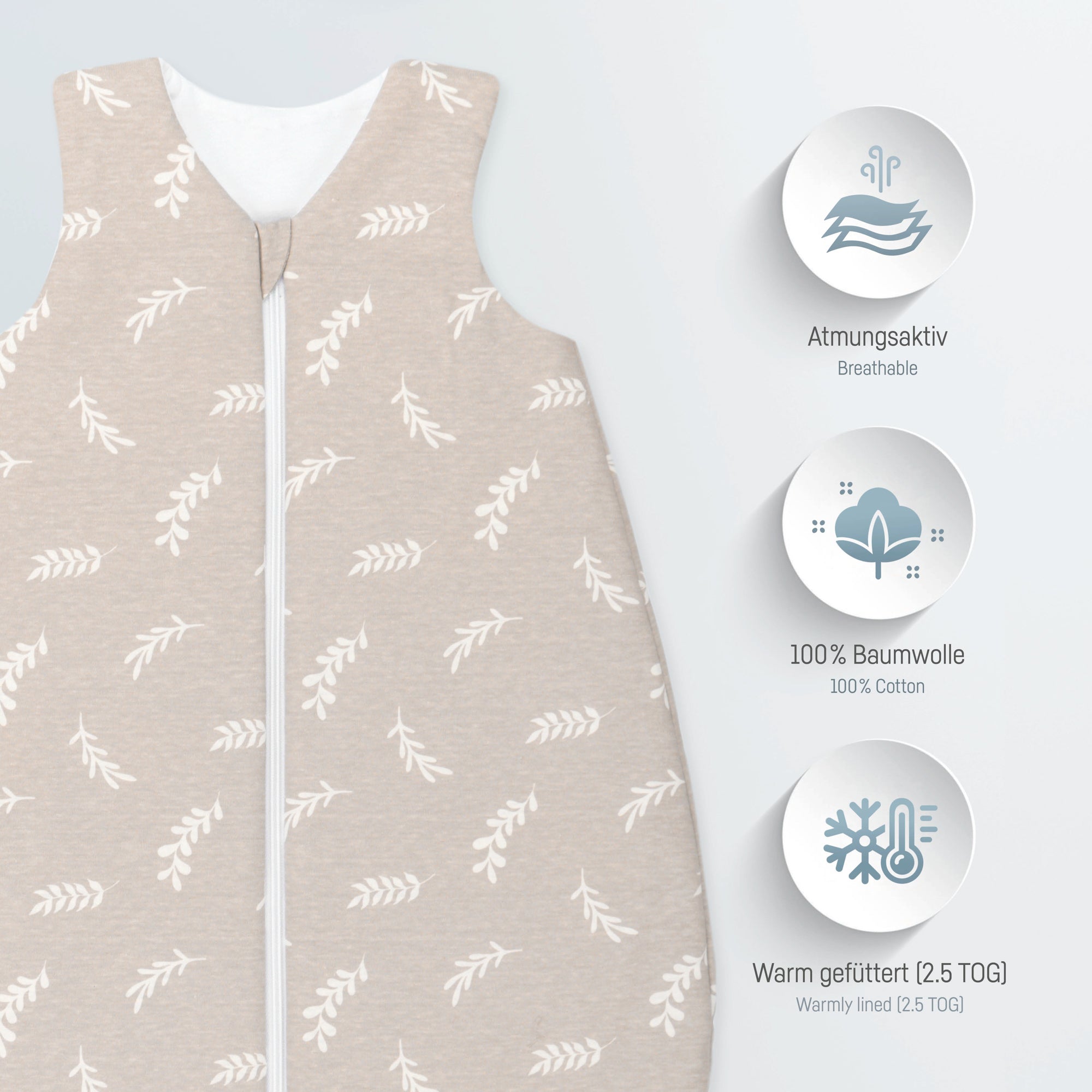 schlafsack für milbenallergiker Jersey Schlafsack