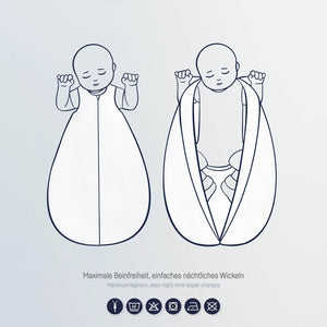 Jersey sleeping bag - Little Bow