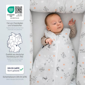 Jersey summer sleeping bag - Little Dinos