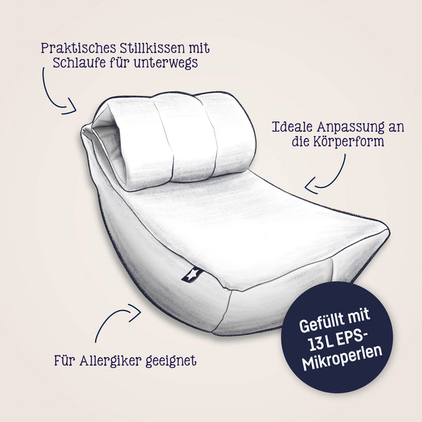 Jersey Stillkissen Move Uni Cinnamon