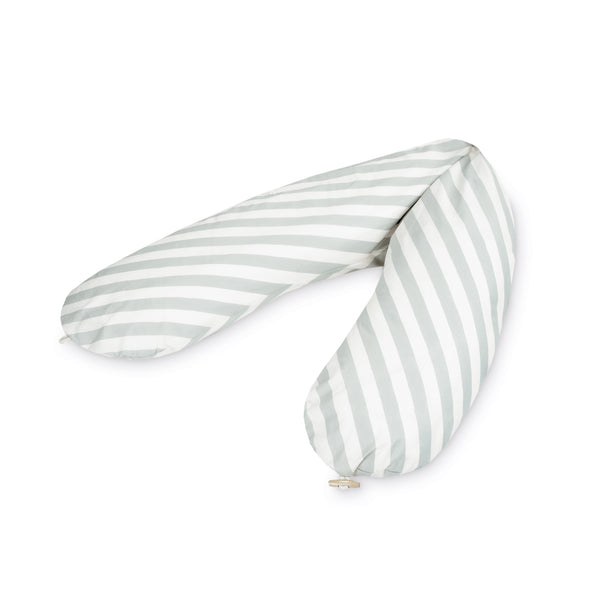 Nursing pillow with button, Organic Stripes