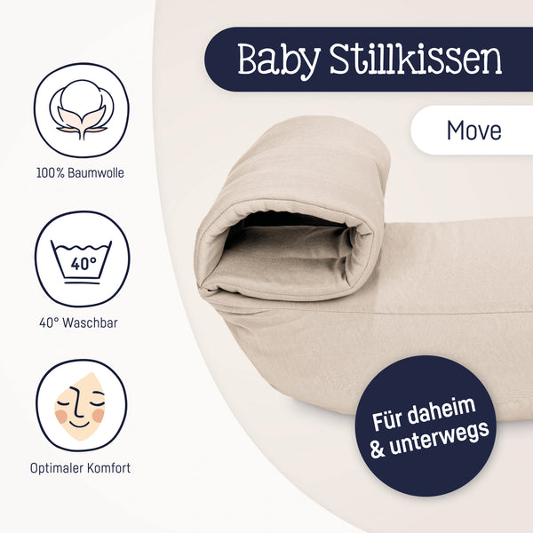 Jersey Stillkissen Move Uni Sand