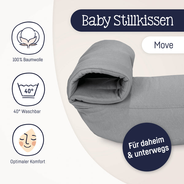 Jersey Stillkissen Move Uni Stone