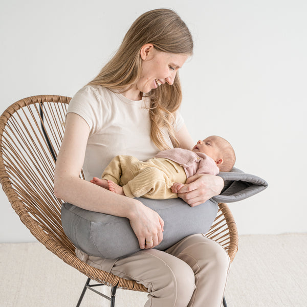 Jersey nursing pillow Move Uni Stone