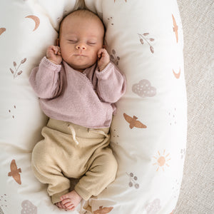 Nursing pillow with button, Organic Night &amp; Day