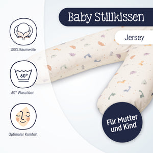 Jersey nursing pillow, Little Dinos