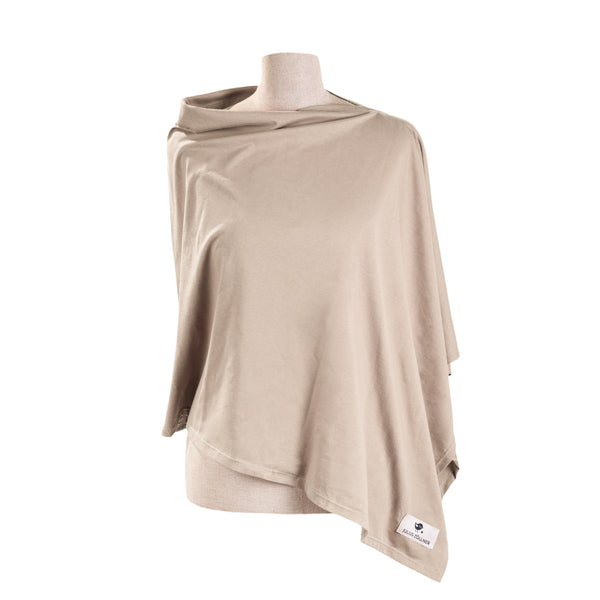 Nursing cover jersey plain sand