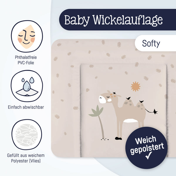 Wickelauflage "Softy", Savanne Beige