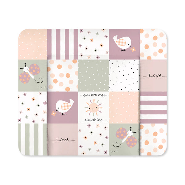 Julius Zöllner Wickelauflage "Softy", Patch Rose