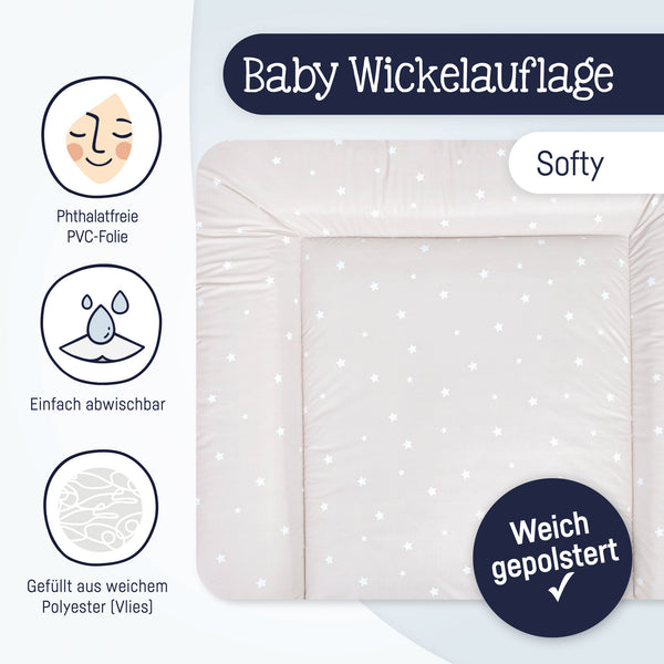 Wickelauflage "Softy", Star Beige