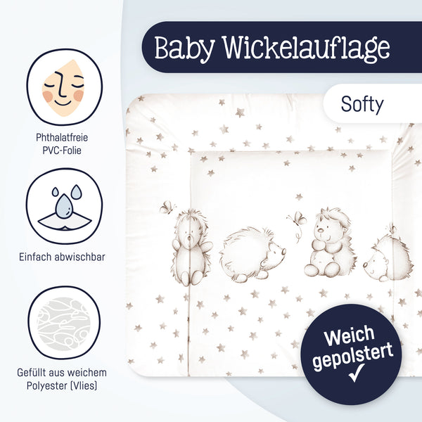 Wickelauflage "Softy", Igelchen