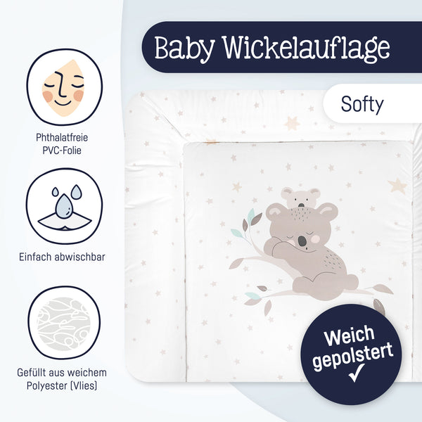 "Softy" changing mat, koalas