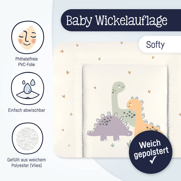 "Softy" changing mat, Little Dinos