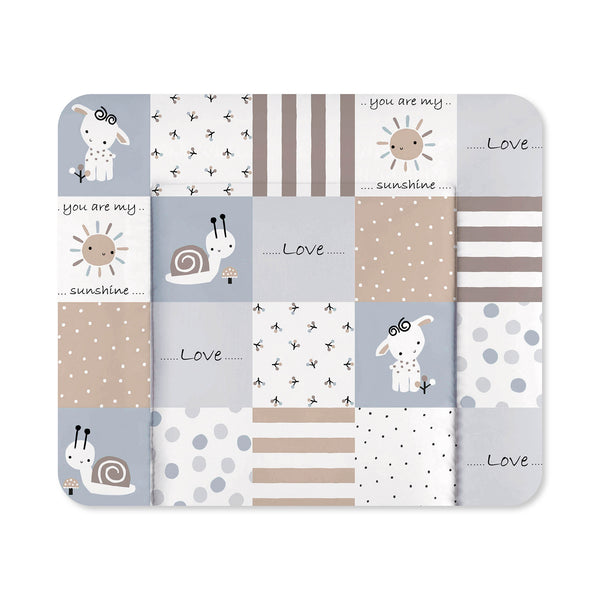 Julius Zöllner Wickelauflage "Softy", Patch Blue