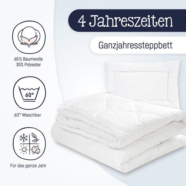 Julius Zöllner Kindersteppbett-Set, 4 Jahreszeiten