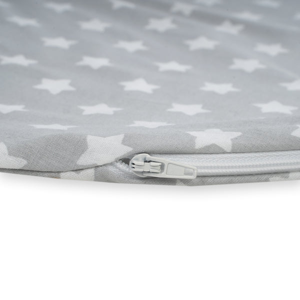 Nursing pillow cover stars grey