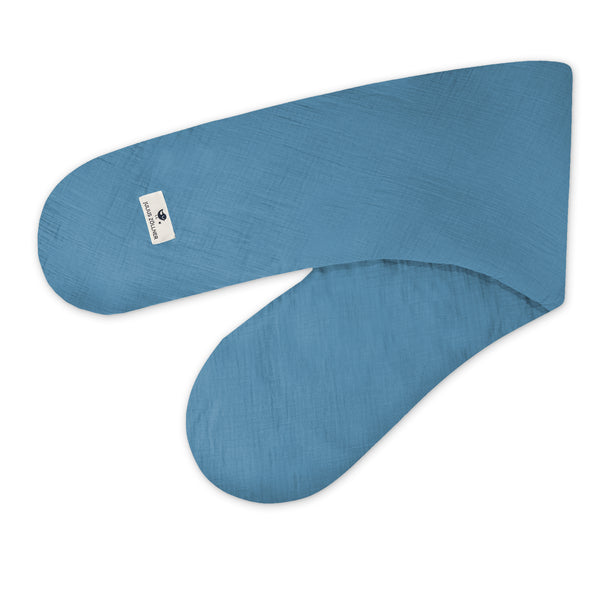 Nursing pillow cover blue