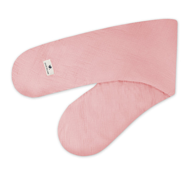 Nursing pillowcase dusty rose