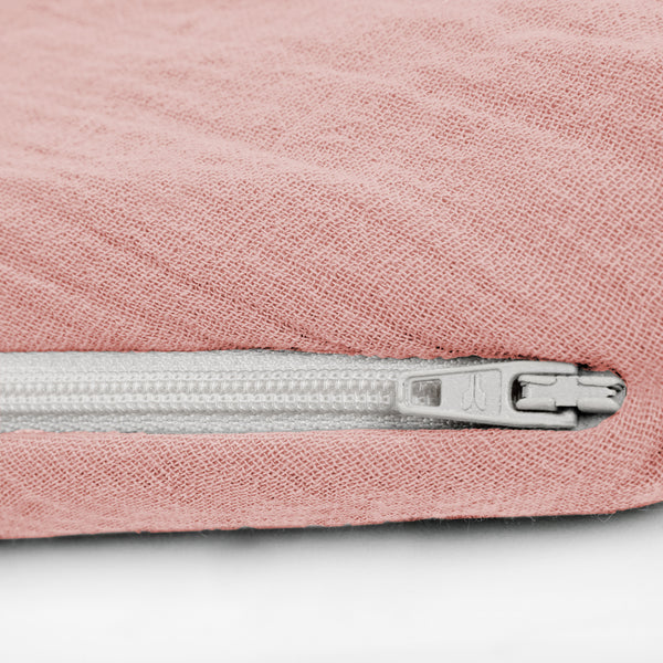 Nursing pillowcase dusty rose