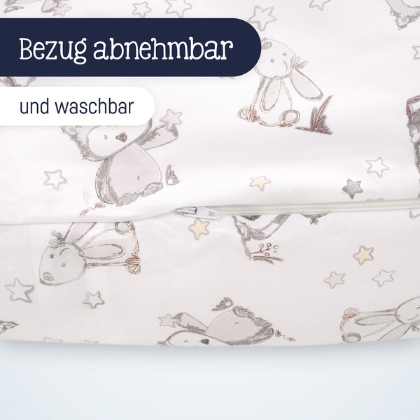 Stillkissen Häschen und Eule