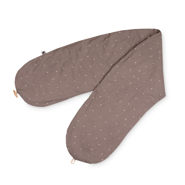 Nursing pillow cover with button, Organic Wild Dots