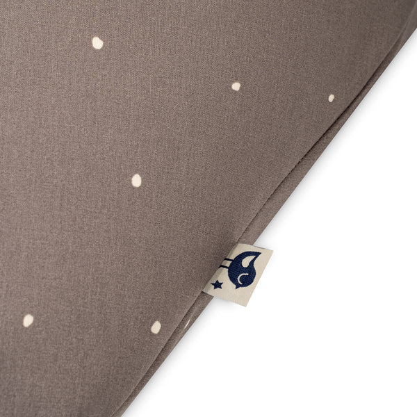 Nursing pillow cover with button, Organic Wild Dots